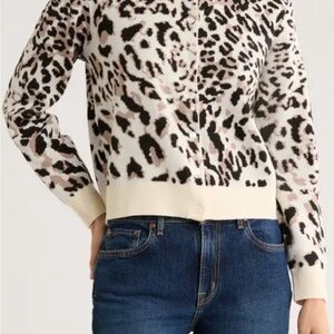 A New Day Leopard Print Cardigan Sweater – Women’s XL